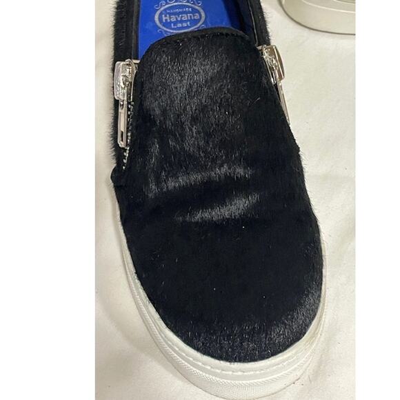 JEFFREY CAMPBELL JC PLAY SLIP ON PONY FUR SNEAKER Women's Sz 5 - Picture 6 of 9